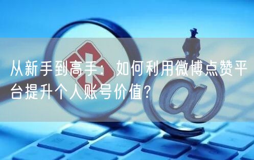 从新手到高手：如何利用微博点赞平台提升个人账号价值？