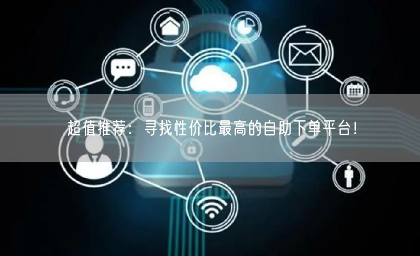 超值推荐：寻找性价比最高的自助下单平台！
