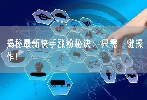 揭秘最新快手涨粉秘诀：只需一键操作！